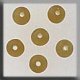 12267 Glass Treasures-Round Bead 4mm Matte Brown/Olive (Qty. 6) THUMBNAIL